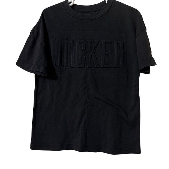 NWOT XS wicked tshirt all black - Picture 2 of 2